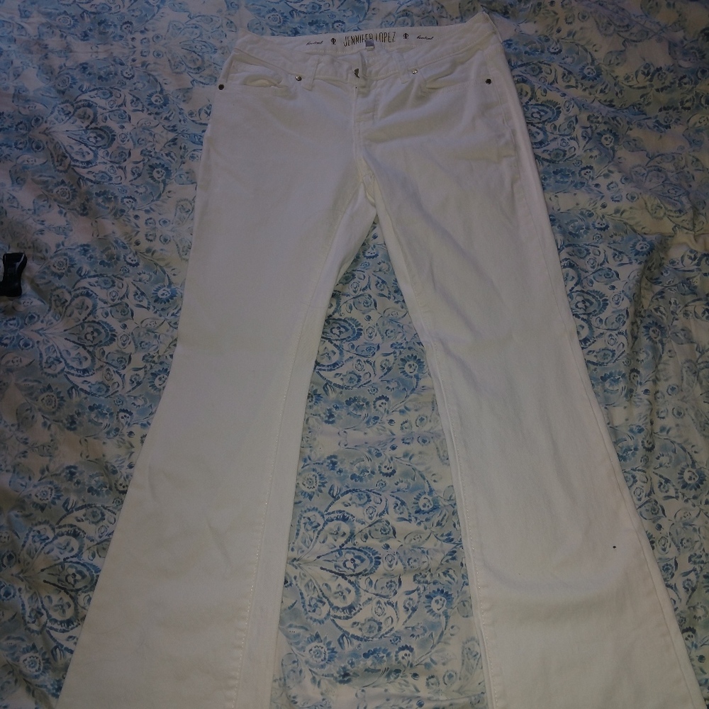 JLo White Jeans